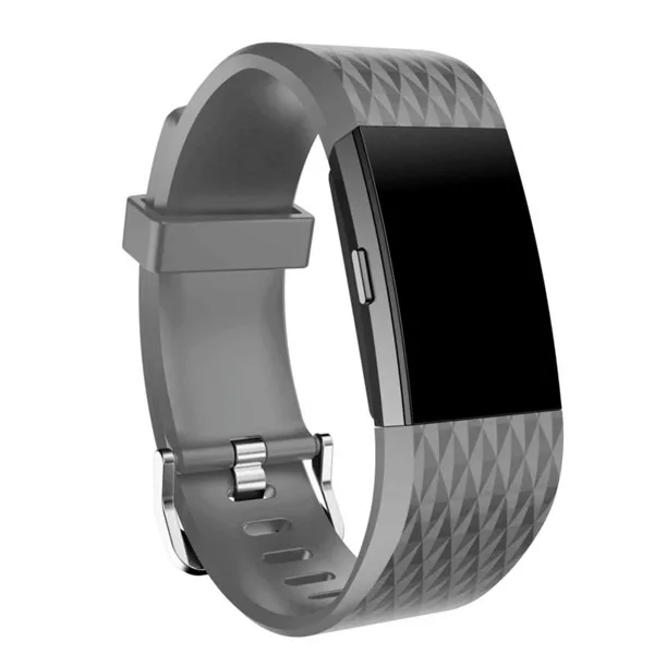 Silicone Watchband Band Strap Bracelet For Fitbit Charge 2 Replacement Bands - Image 4