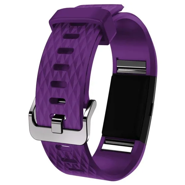 Silicone Watchband Band Strap Bracelet For Fitbit Charge 2 Replacement Bands - Image 9