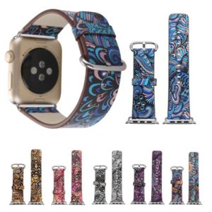 Colorful Leather Watch Band Strap 42mm för Apple Watch iWatch Series 3 2 1