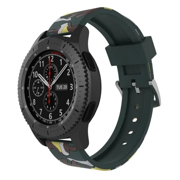 Samsung Gear S3 Bands Simple Fashion Camouflage Pattern Smart Watches Band Silicone IV - Image 3