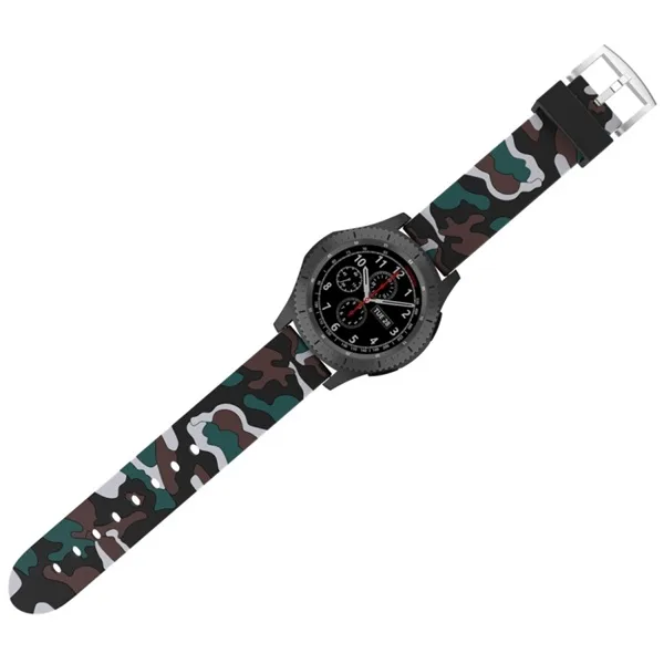 Samsung Gear S3 Bands Simple Fashion Camouflage Pattern Smart Watches Band Silicone V - Image 4