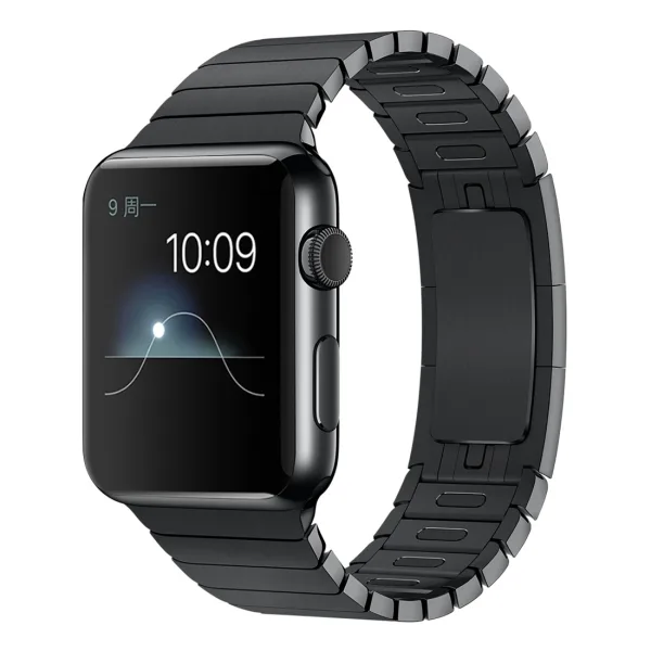 For 38mm Apple Watch Bands Stainless Steel Watch Band Bracelet Strip for iWatch Series 1/2/3 Mens Apple Watch Bands - Image 2