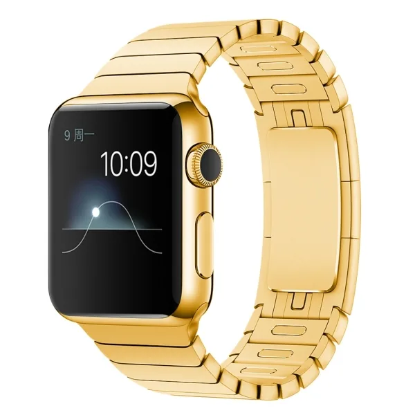For 38mm Apple Watch Bands Stainless Steel Watch Band Bracelet Strip for iWatch Series 1/2/3 Mens Apple Watch Bands - Image 3