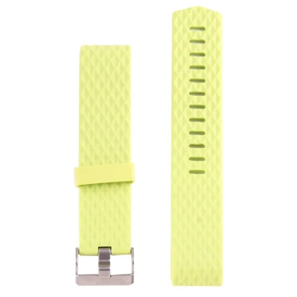 Fitbit Charge 2 Bands Replacement Sport Strap Accessories with Diamond Texture TPU Watchband (Green) - Image 5