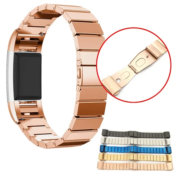 For Fitbit Charge 2 Tracker Stainless Steel Replacement Bracelet Wristband Strap Quick Release Straps - Image 2