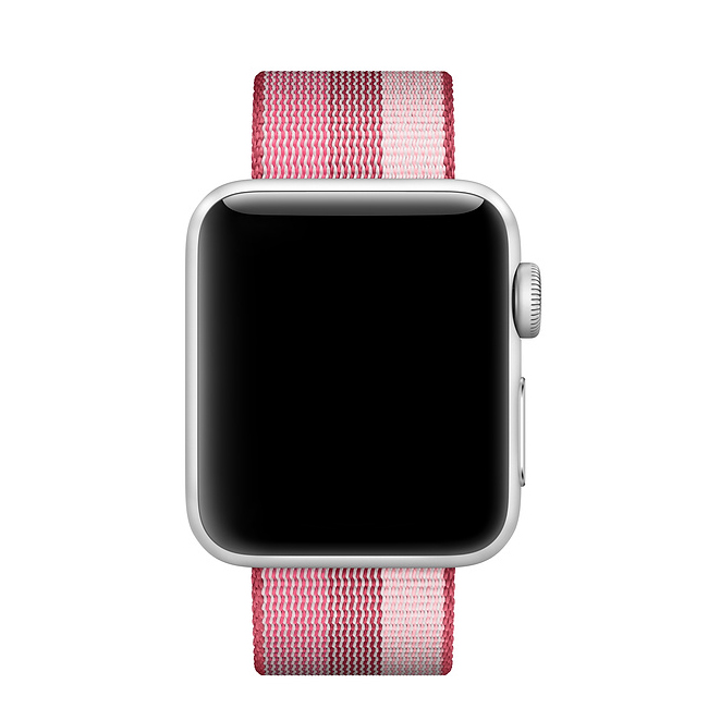 Apple Watch - Stripe WATCHBANDSMALL - - Band Berry Nylon Woven