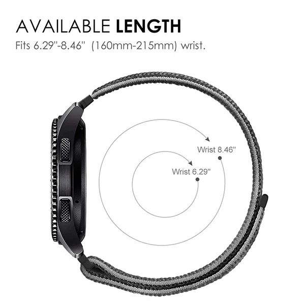 Gear S3 Frontier/Classic Nylon Sport Watch Band - Image 2