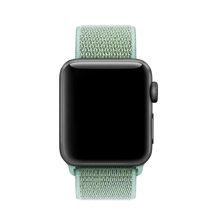 Apple Suivre Band - Nylon Sport Boucle -   Marine vert - Image 3