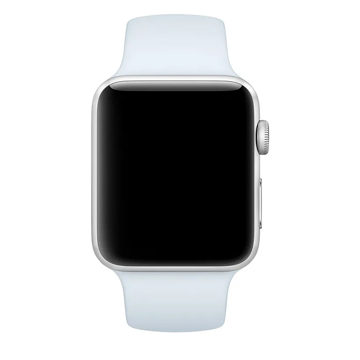 Apple Montre Sport Band Bracelet Fluoroelastomer - Bleu ciel - Image 3