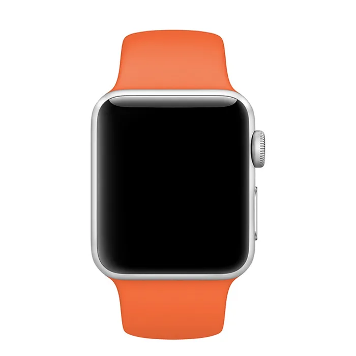 Apple Watch Sport Band Fluoroelastomer Strap - Spicy Orange - Image 3