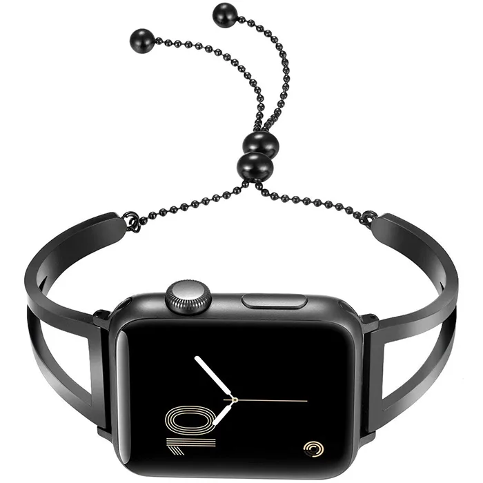 Apple Voir la bande Sortie Splendid Bracelet en acier inoxydable pour Apple Bracelet de montre pour les filles féminines Femmes - Image 12