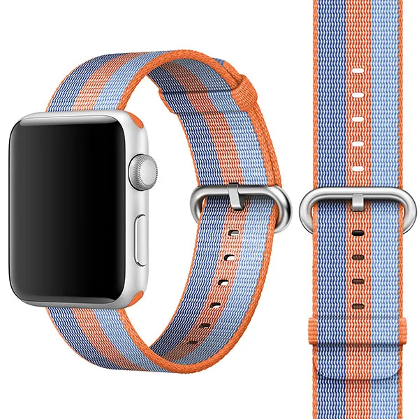 Kaufen Gestreifte & Checkered Stolz Ausgabe Woven Nylon Apple Watch Band Quick Release Apple Watch Ersatz Straps Amazon Verkauf - Bild 12