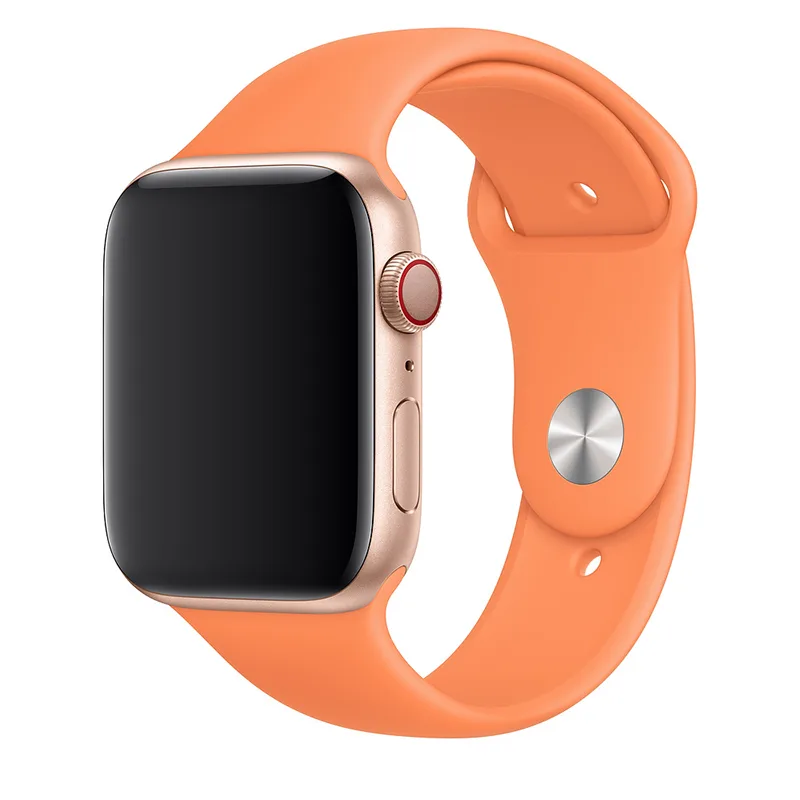 Apple Watch Sport zenekar Fluorkaucsuk Szíj harmadik fél Szilikon csere együttesek eladó számára iWatch sorozat 4 - Kép 7