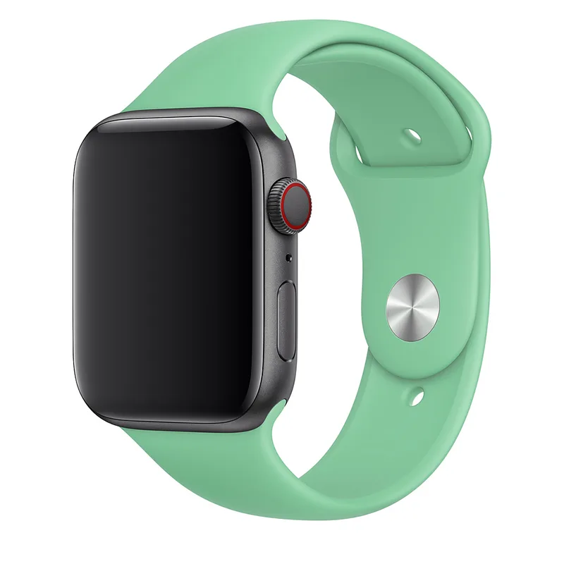 Apple Watch Sport zenekar Fluorkaucsuk Szíj harmadik fél Szilikon csere együttesek eladó számára iWatch sorozat 4 - Kép 8