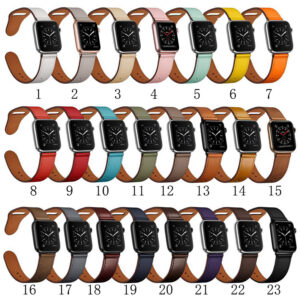 iWatch باند لشركة آبل ووتش سلسلة 4/3/2/1 أبل الرياضة حزام جلد طبيعي حزام المعصم