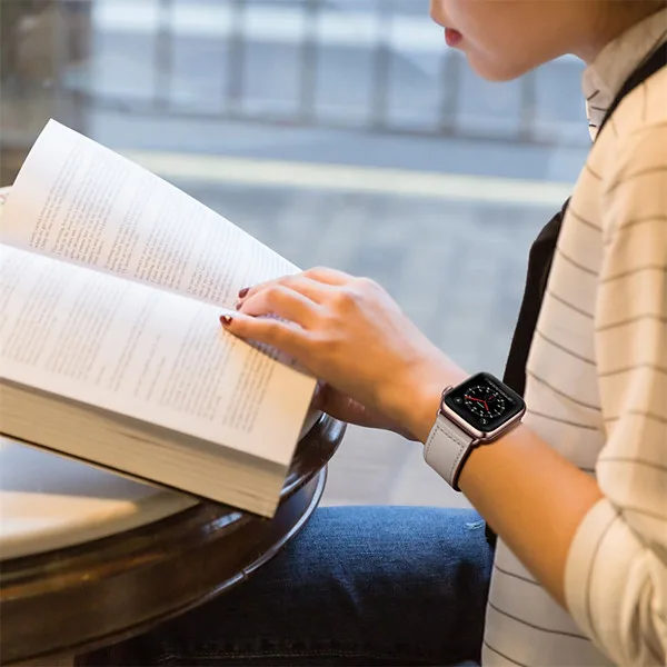 iWatch Band pour Apple Series Montre 4/3/2/1 Apple Sport Band Bracelet Véritable bracelet en cuir