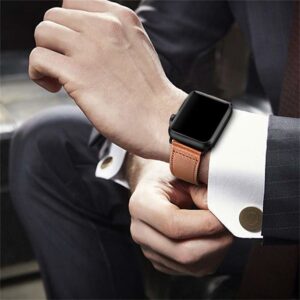 iWatch Band Apple Watch sorozat 4/3/2/1 Apple Sport zenekar valódi bőr csuklópánt