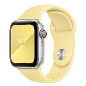 Sportsbånd til Apple Watch 40mm sitronkrem