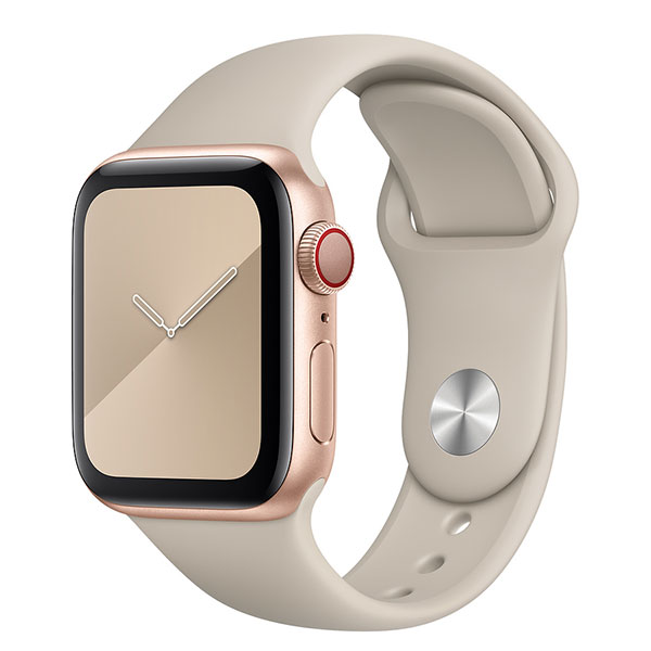 doe alstublieft niet Verst Verdwijnen Apple Watch-sportbandje (40/44mm) - Steen - Regelmatig - WATCHBANDSMALL