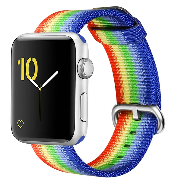 Apple Watch Woven Nylon Band (38mm/42mm, Colorful)