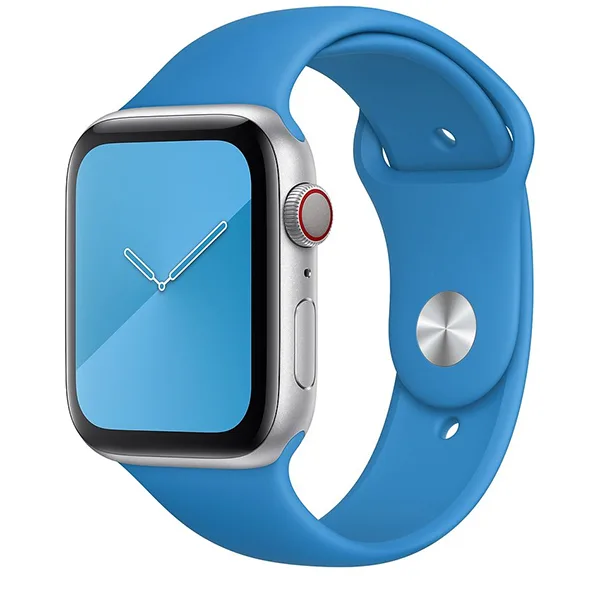 Surf Blue Sport Band for iWatch 40mm 44mm Silicone Apple Watch Strap Sale