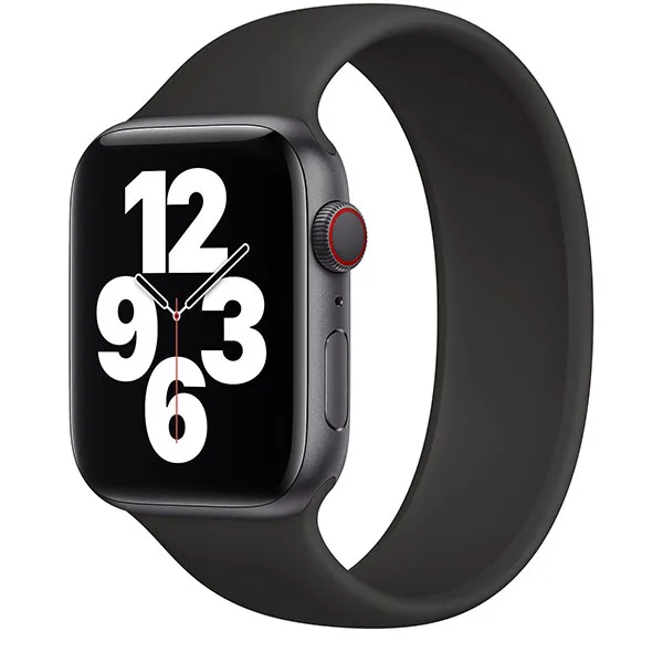 Apple Watch Solo Loop Band (40/44mm) - Black (Size1 - Size12)