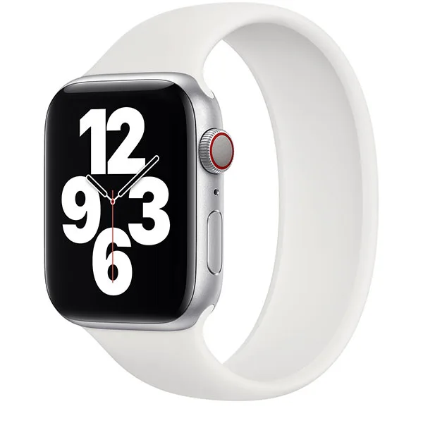 Apple Watch Solo Loop Band (40/44mm) - White (Size1 - Size12)