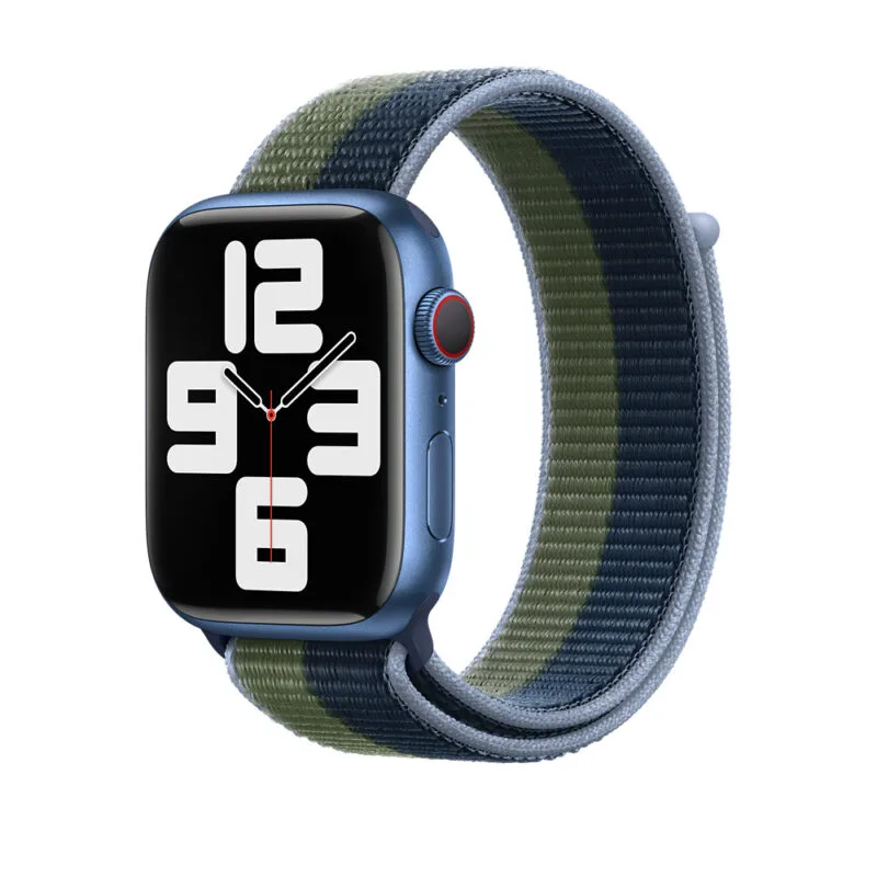 Apple Watch Sport Loop Strap - 41mm Nylon Sport Loop Apple Watch Band 45mm - Image 8