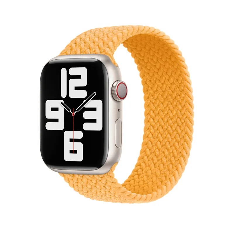 Apple Watch 41mm Maize Braided Solo Loop Band 45mm Maize Stretchable Braided Solo Loop Strap