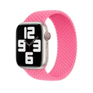 Apple Watch 41mm Flamingo Braided Solo Loop Band 45mm Flamingo Stretchable Braided Solo Loop Strap