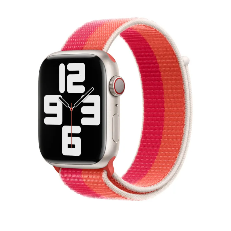 Apple Watch Sport Loop Strap - 41mm Nylon Sport Loop Apple Watch Band 45mm - Image 5