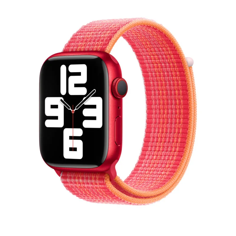 Apple Watch Starlight Sport Loop Strap - Nylon Sport Loop Apple Watch Band - Image 2