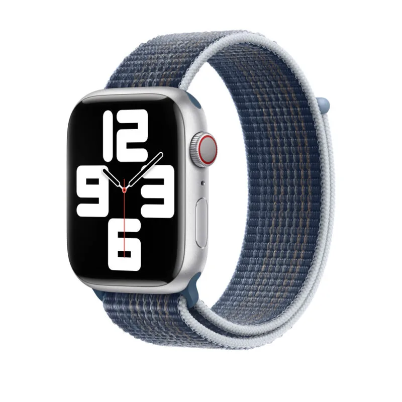 Apple Watch Starlight Sport Loop Strap - Nylon Sport Loop Apple Watch Band - Image 4