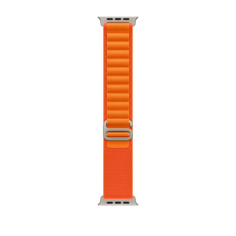 49mm オレンジ アルパイン ループ バンド Apple Watch アルパイン ループ 交換用ストラップ 45mm - 画像 (2)