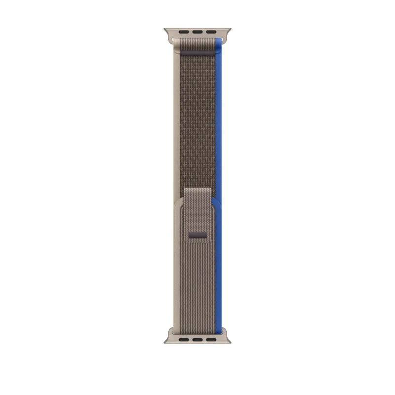 49mm Blue/Gray Trail Loop Band Apple Watch Trail Loop Replacement Strap 45mm - תְמוּנָה 2
