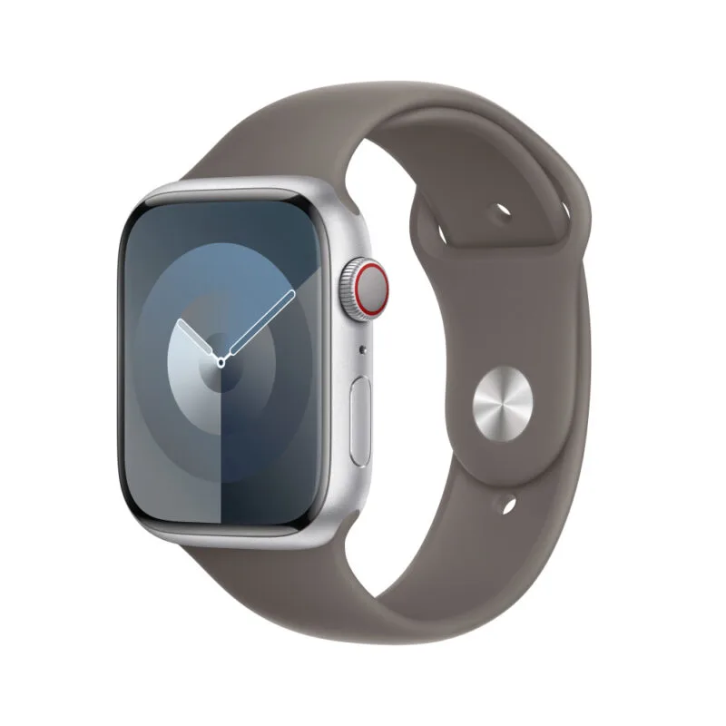 Apple Watch 41mm Sport Band 45mm Light Pink Silicone Apple Watch Band - Image 5