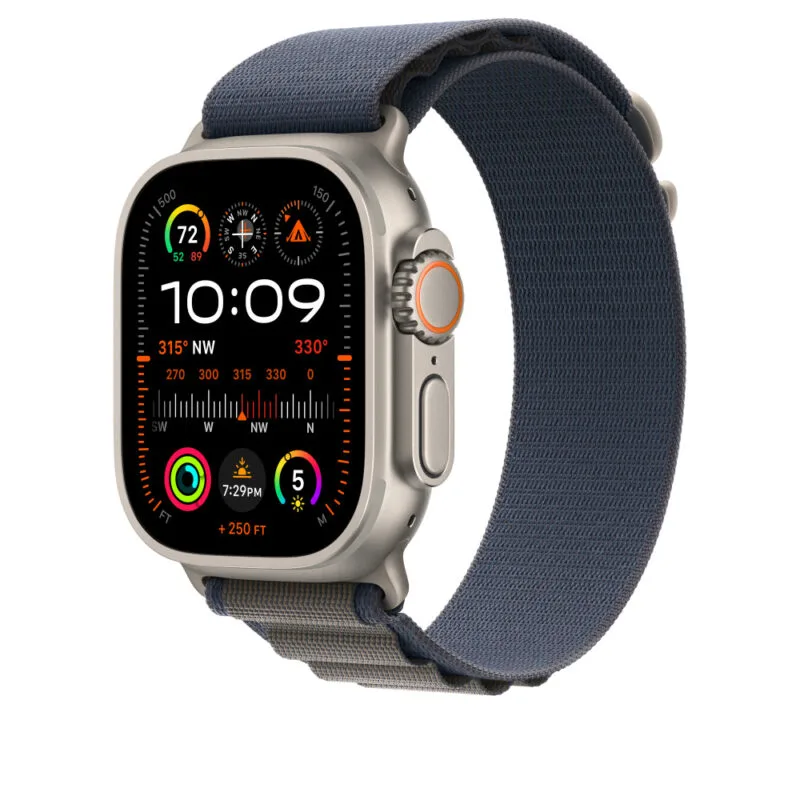 49mm Blue Alpine Loop Band Apple Watch Alpine Loop Replacement Strap 45mm