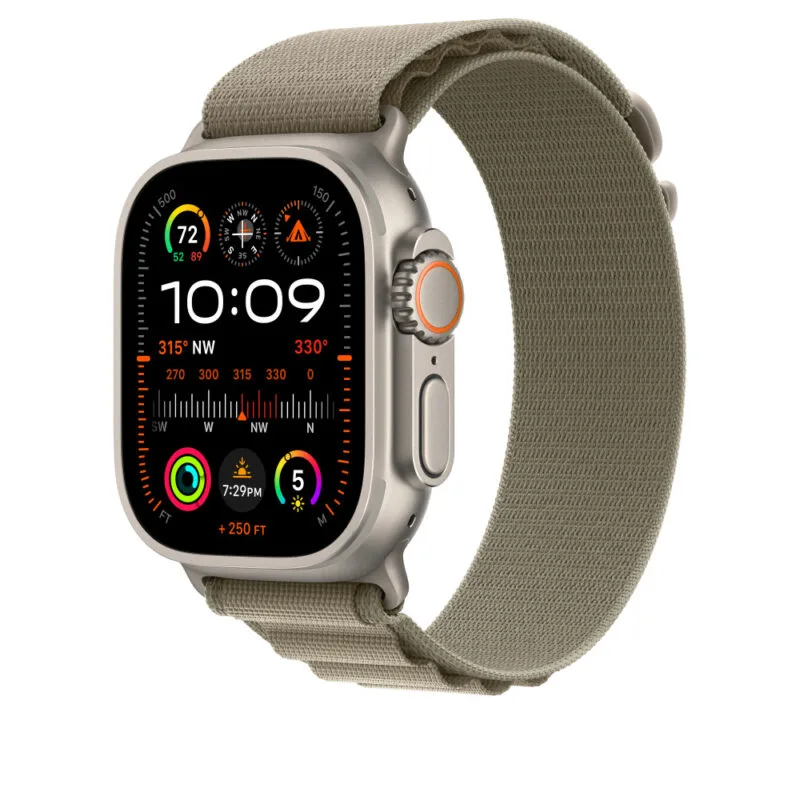 49mm Olive Alpine Loop Band Apple Watch Alpine Loop Replacement Strap 45mm