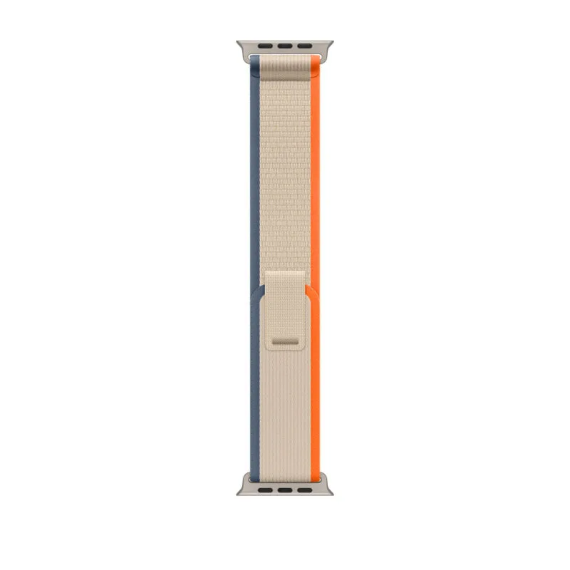 49mm Orange/Beige Trail Loop Band Apple Watch Trail Loop Replacement Strap 45mm - Imagem 2