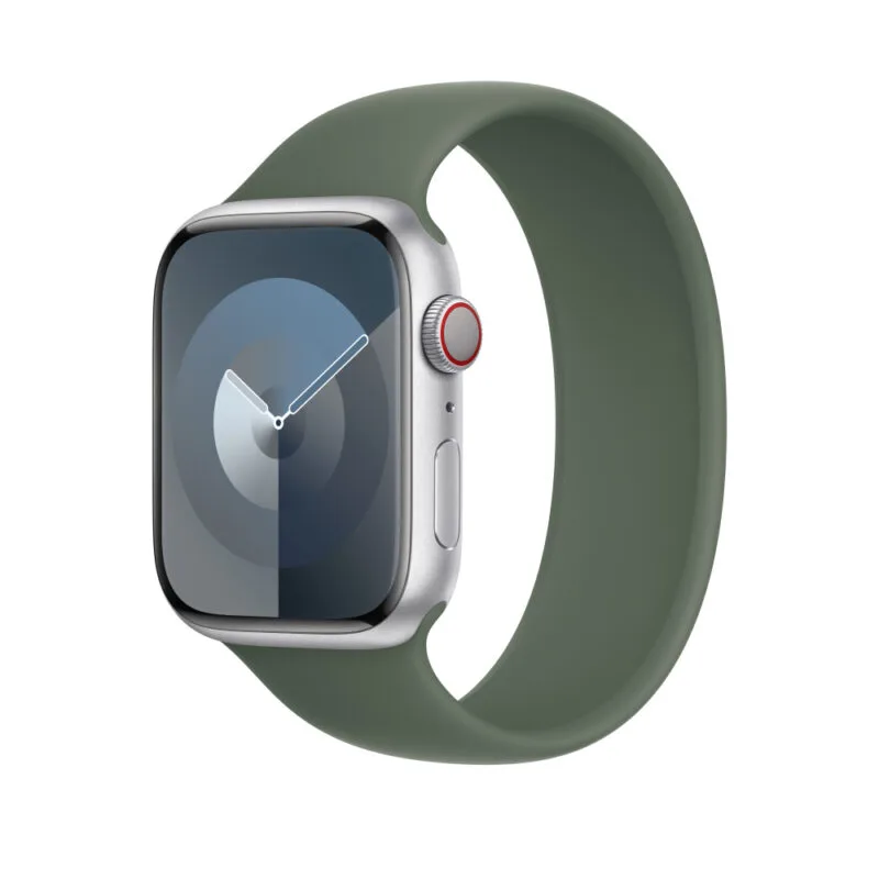 Apple Watch 41mm Cypress Solo Loop Band 45mm Cypress Stretchable Liquid Silicone Strap