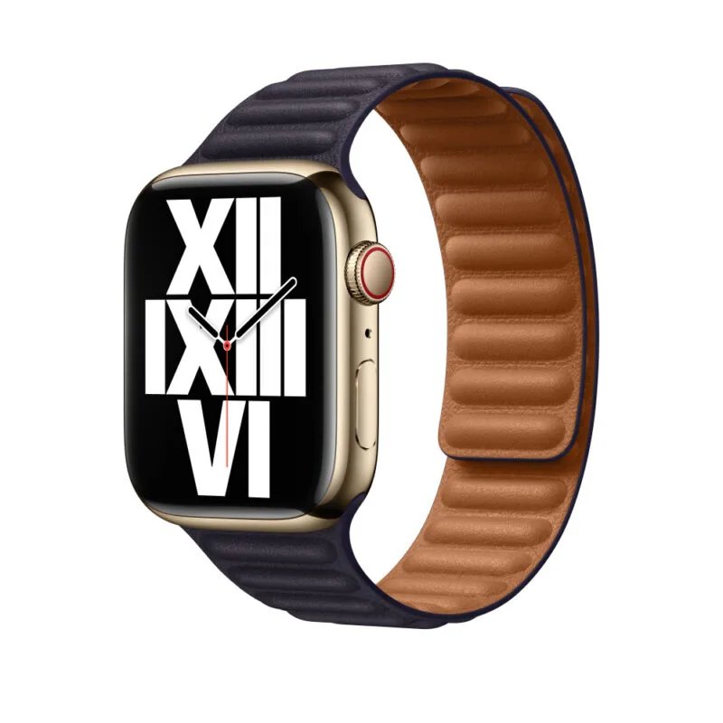 Apple Watch Strap 41mm Ink Leather Link Band 45mm