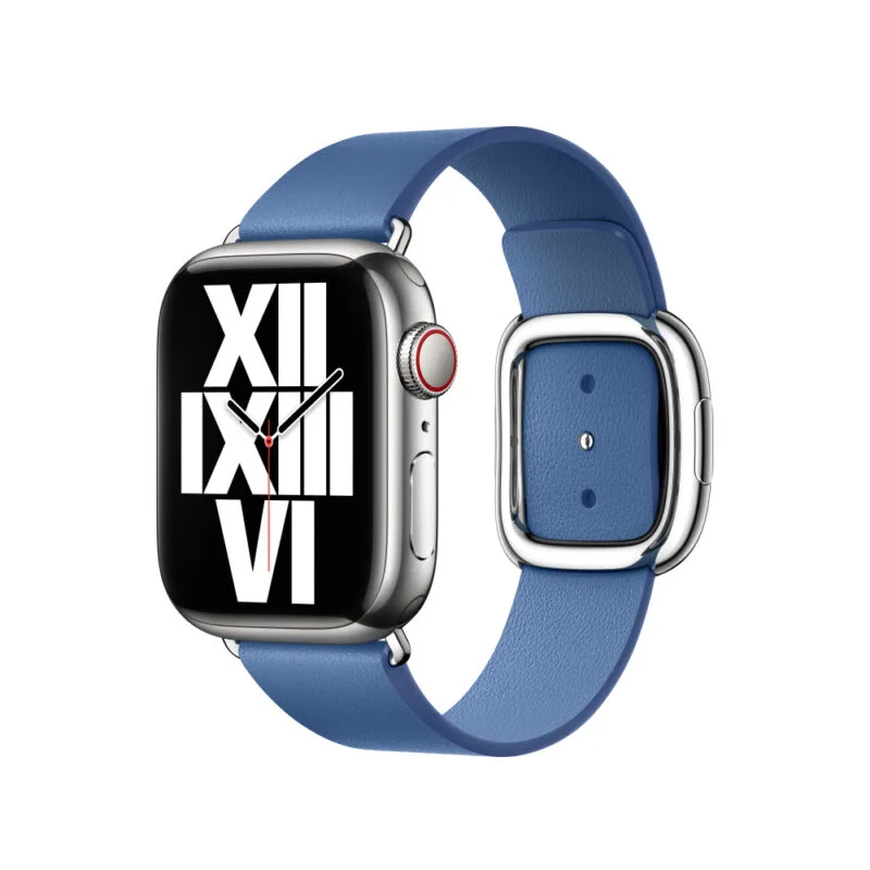 Apple Watch Strap 41mm Azure Modern Buckle 45mm Leather Band