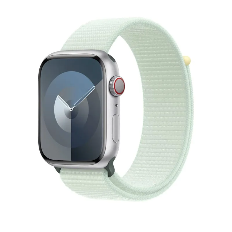 Apple Watch Sport Loop Strap Soft Mint Nylon Sport Loop Apple Watch Band 41mm / 45mm