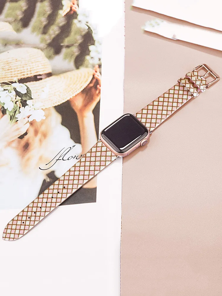 Diamond Pattern Glitter Leather Band - 画像 (2)