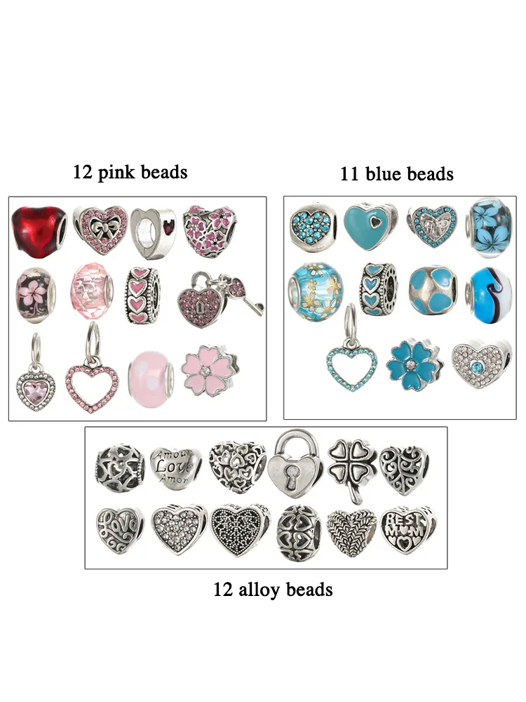DIY Love Series Beaded Bracelet Band - Obraz 3