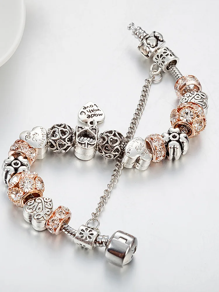 Made with Love Crystal Beaded Band - Image 3