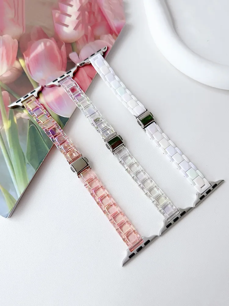 3-link Slim Laser Resin Band - Imagen 3