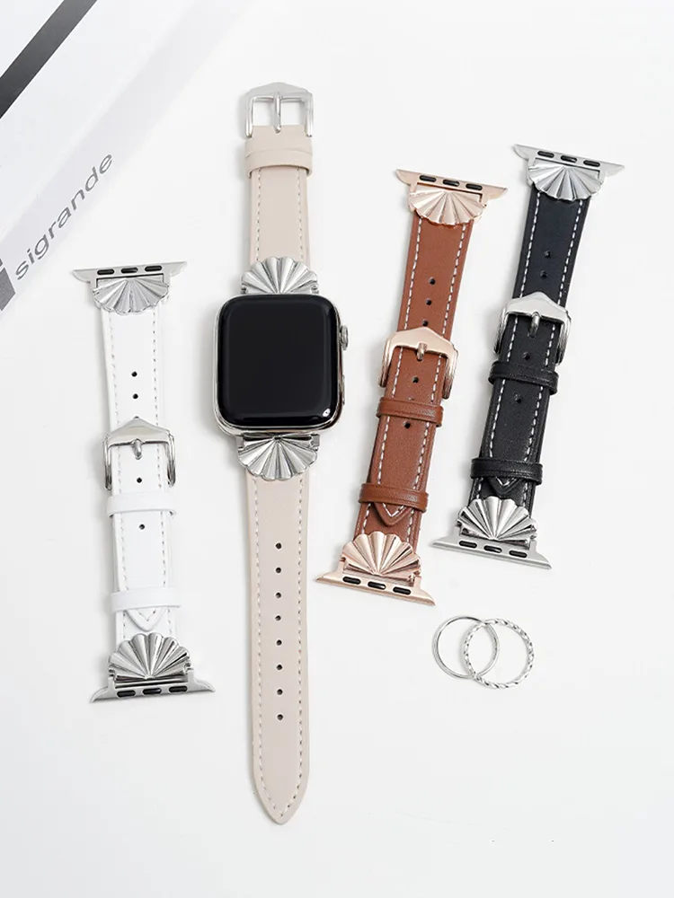 Fan Buckle Leather Band - Bild 3