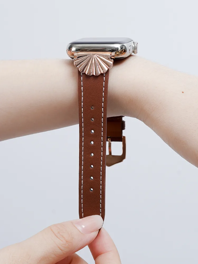 Fan Buckle Leather Band - Bild 2