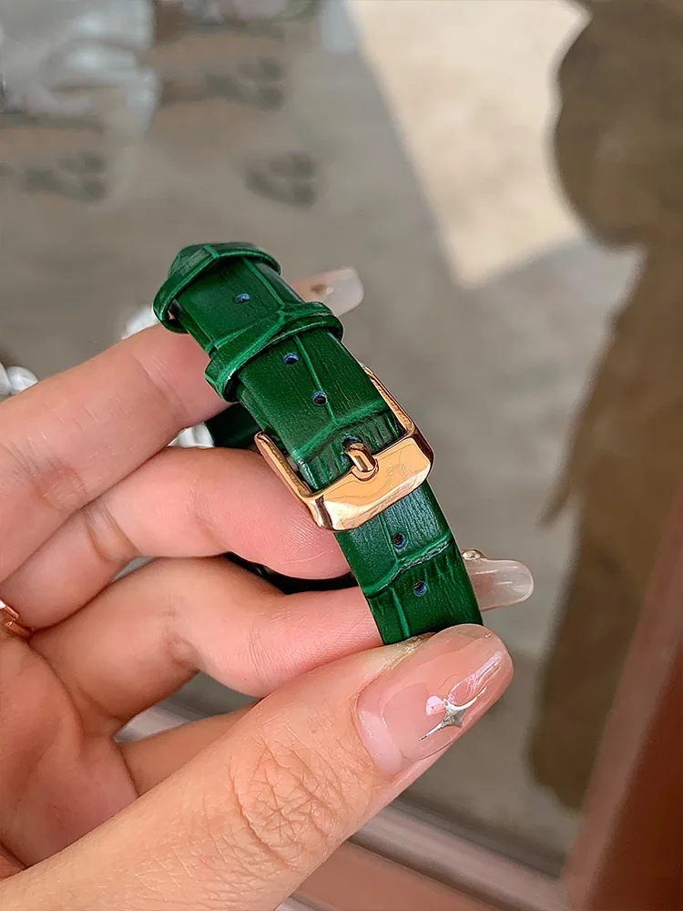 Bamboo Pattern Slim Leather Band - Bild 3